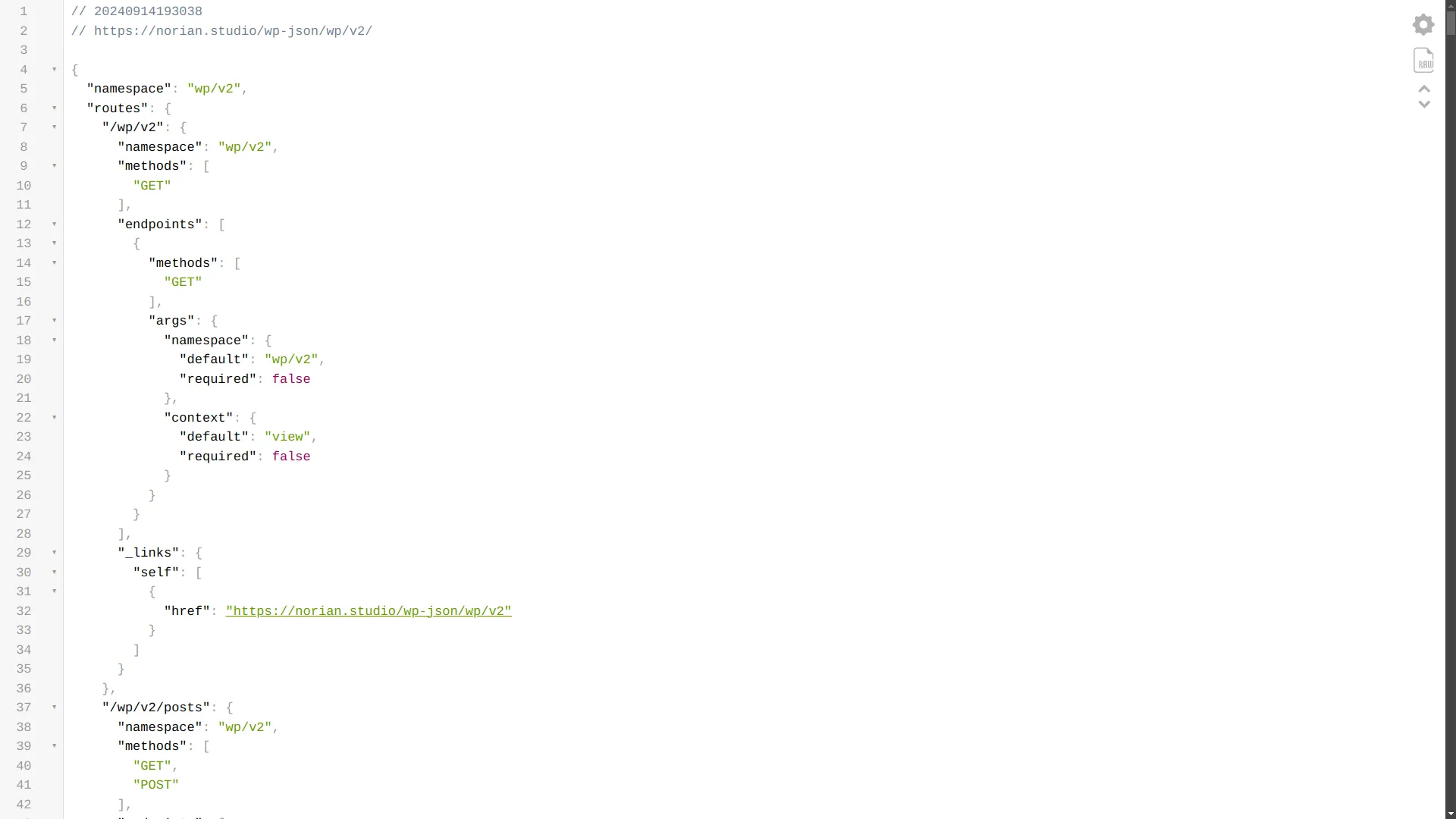 REST API Response